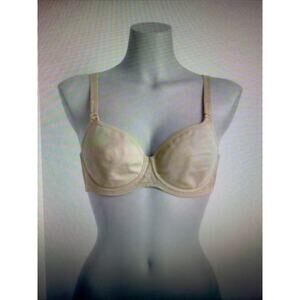 34DD Wacoal Basic Beauty Underwire Full Figure Seamless 855298 Beige lined